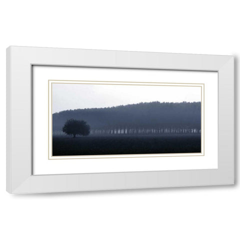 Sinfonia d autunno White Modern Wood Framed Art Print with Double Matting by Ferrua, Fulvio