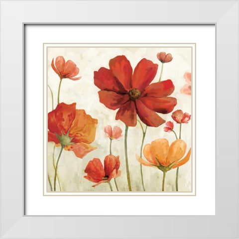 Spice Garden I    White Modern Wood Framed Art Print with Double Matting by Milan, Vittorio