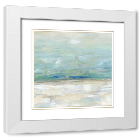 Skyline II White Modern Wood Framed Art Print with Double Matting by Coulter, Cynthia