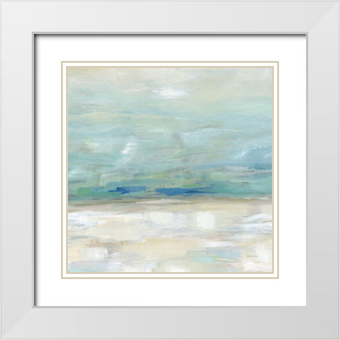 Skyline II White Modern Wood Framed Art Print with Double Matting by Coulter, Cynthia