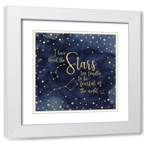 Oh My Stars IV Stars White Modern Wood Framed Art Print with Double Matting by Reed, Tara
