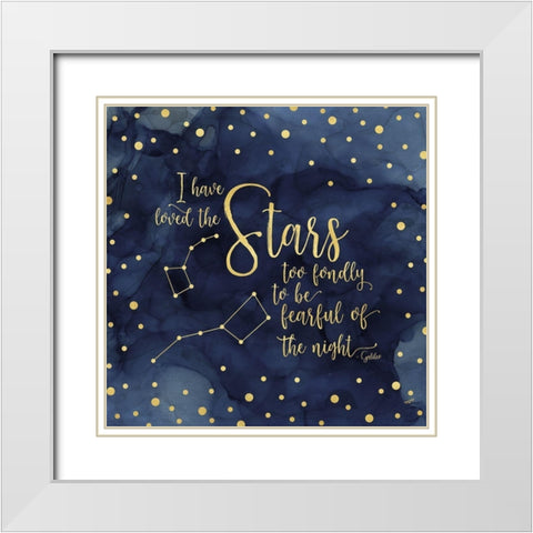 Oh My Stars IV Stars White Modern Wood Framed Art Print with Double Matting by Reed, Tara