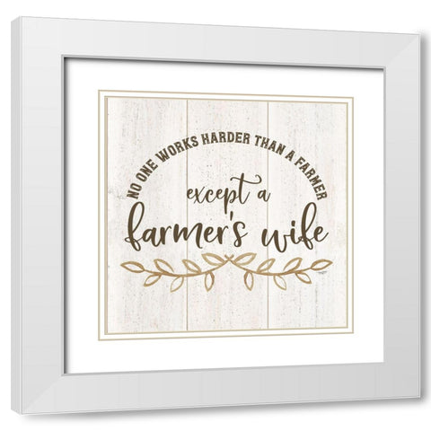 Farm Life VI-Farmers Wife White Modern Wood Framed Art Print with Double Matting by Reed, Tara