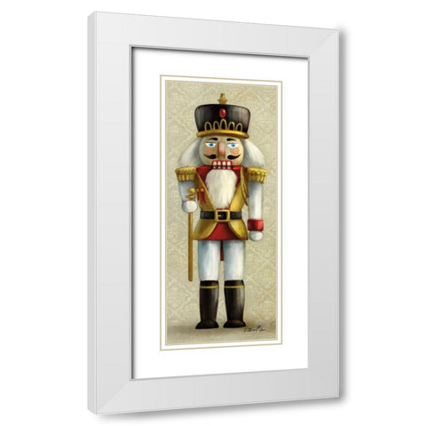 Christmas Nutcracker  I White Modern Wood Framed Art Print with Double Matting by Milan, Vittorio