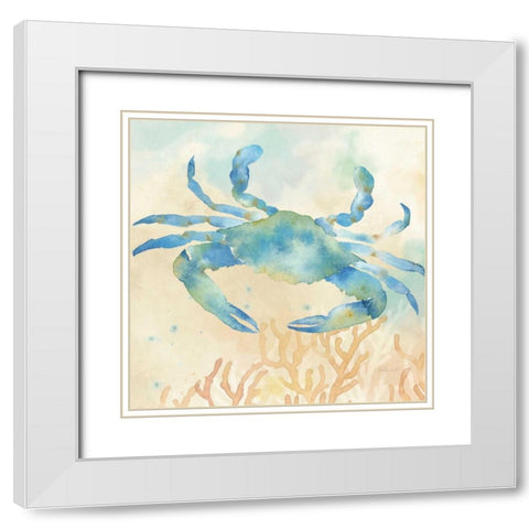 Under the Sea IV White Modern Wood Framed Art Print with Double Matting by Coulter, Cynthia