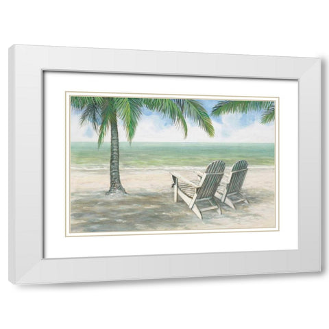Tropical Treat White Modern Wood Framed Art Print with Double Matting by FISK, Arnie