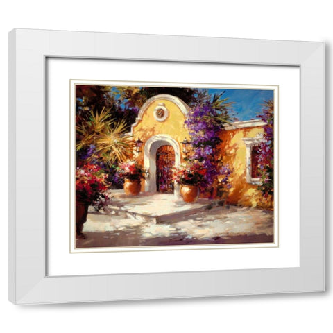 Casa Mia White Modern Wood Framed Art Print with Double Matting by Heighton, Brent