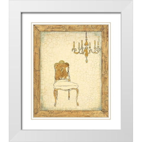 Sitting Pretty White Modern Wood Framed Art Print with Double Matting by Studio