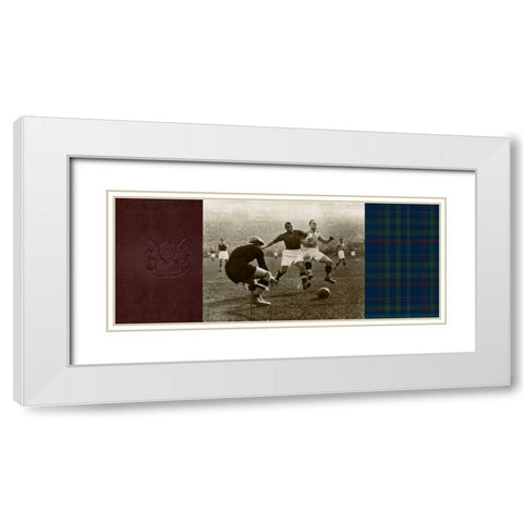 Vintage Match White Modern Wood Framed Art Print with Double Matting by Appleman, Sam