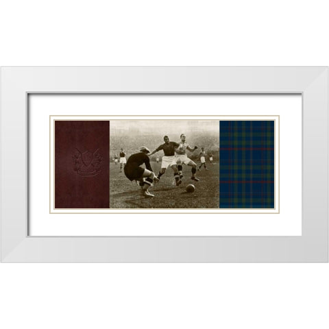 Vintage Match White Modern Wood Framed Art Print with Double Matting by Appleman, Sam