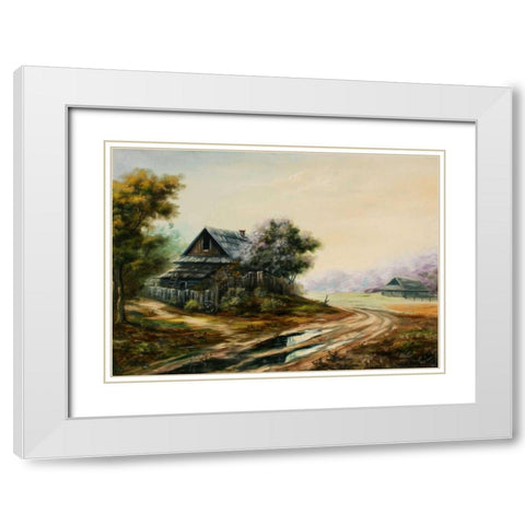 Zabroshunij Danik White Modern Wood Framed Art Print with Double Matting by Vlagyislav, Najgyonov