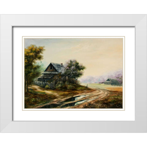 Zabroshunij Danik White Modern Wood Framed Art Print with Double Matting by Vlagyislav, Najgyonov