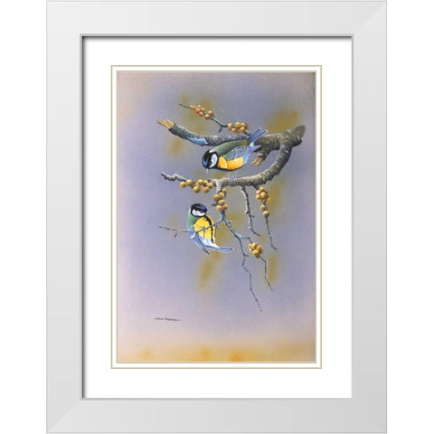 Together White Modern Wood Framed Art Print with Double Matting by Weenink, Ruud