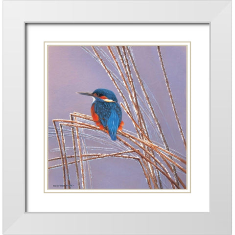 Peace White Modern Wood Framed Art Print with Double Matting by Weenink, Ruud