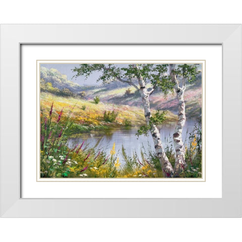 After a storm White Modern Wood Framed Art Print with Double Matting by Withaar, Reint