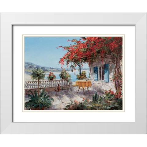 Everyones dream White Modern Wood Framed Art Print with Double Matting by Withaar, Reint