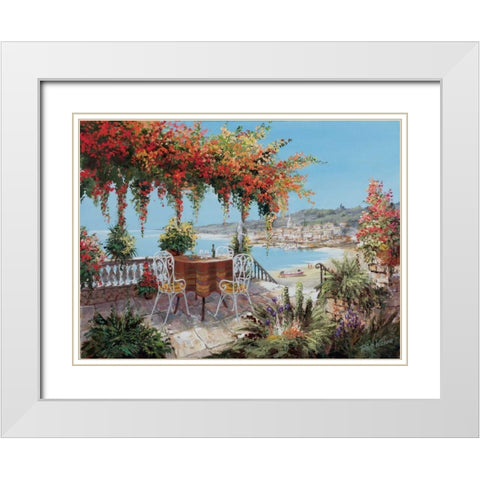 Makes my day perfect White Modern Wood Framed Art Print with Double Matting by Withaar, Reint