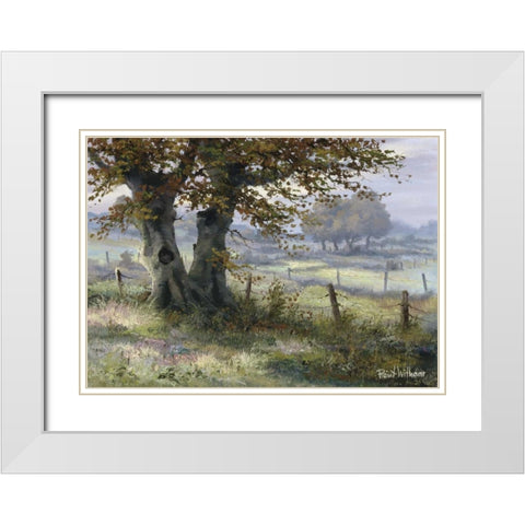 Classic tense White Modern Wood Framed Art Print with Double Matting by Withaar, Reint