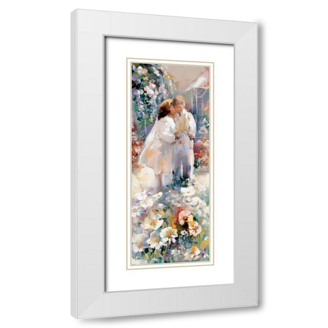 Secrets White Modern Wood Framed Art Print with Double Matting by Camel, Stefanie
