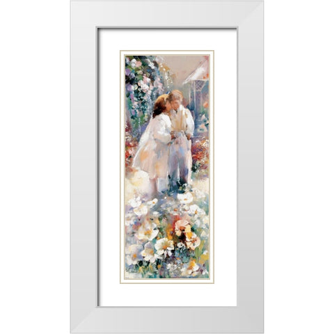 Secrets White Modern Wood Framed Art Print with Double Matting by Camel, Stefanie
