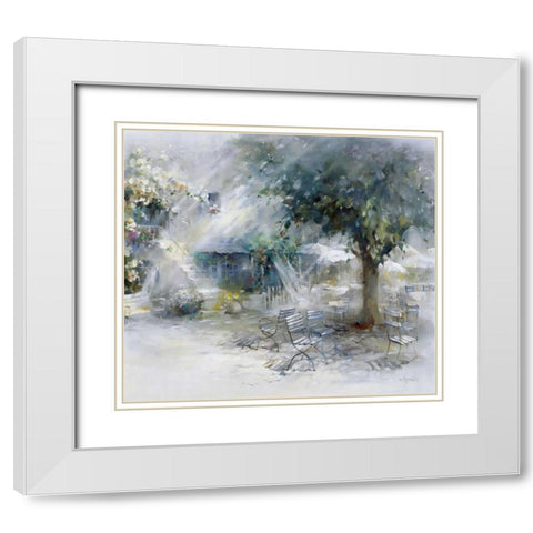 A place to be White Modern Wood Framed Art Print with Double Matting by Haenraets, Willem