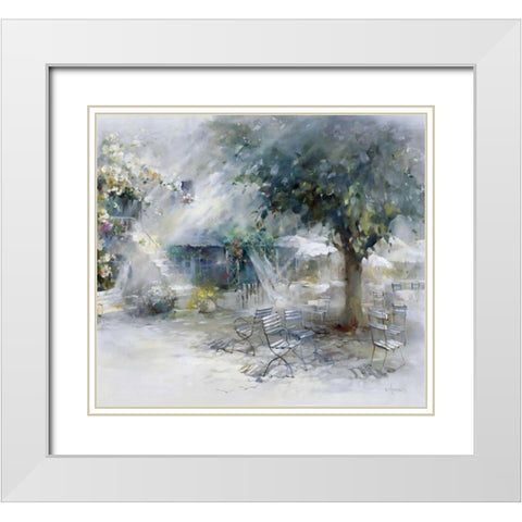 A place to be White Modern Wood Framed Art Print with Double Matting by Haenraets, Willem