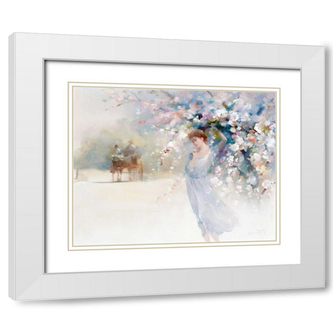 Goodbye White Modern Wood Framed Art Print with Double Matting by Haenraets, Willem
