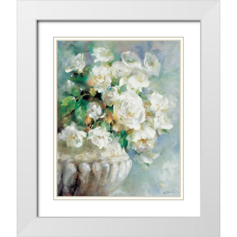 A vague memory White Modern Wood Framed Art Print with Double Matting by Haenraets, Willem