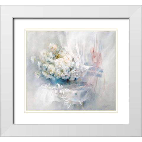 Eye pleasing White Modern Wood Framed Art Print with Double Matting by Haenraets, Willem