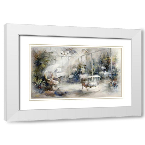 Inspiration  White Modern Wood Framed Art Print with Double Matting by Haenraets, Willem