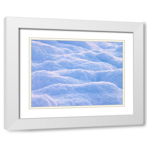 Snow White Modern Wood Framed Art Print with Double Matting by Frank, Assaf