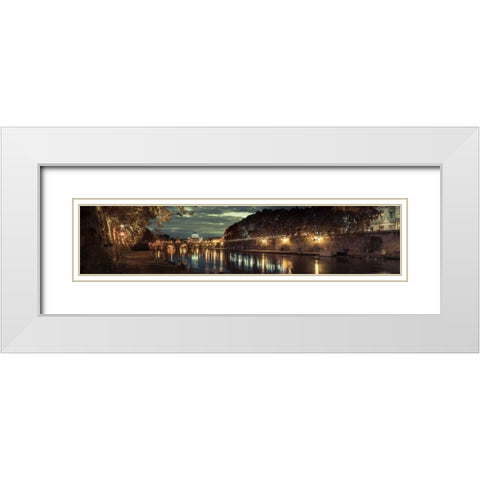 View of Basilica di San Pietro in Vatican, Rome, Italy White Modern Wood Framed Art Print with Double Matting by Frank, Assaf