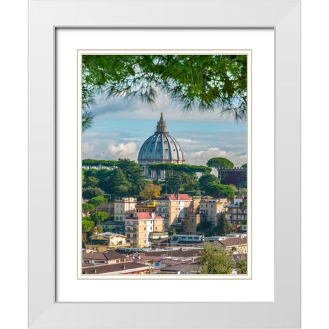 Vatican city, Rome, Italy White Modern Wood Framed Art Print with Double Matting by Frank, Assaf