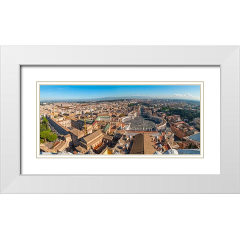 Vatican city, Rome, Italy White Modern Wood Framed Art Print with Double Matting by Frank, Assaf