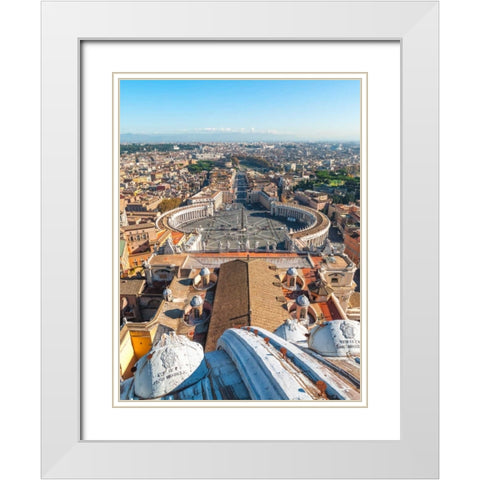 Vatican city, Rome, Italy White Modern Wood Framed Art Print with Double Matting by Frank, Assaf
