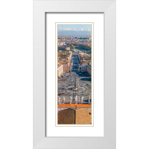 Vatican city, Rome, Italy White Modern Wood Framed Art Print with Double Matting by Frank, Assaf