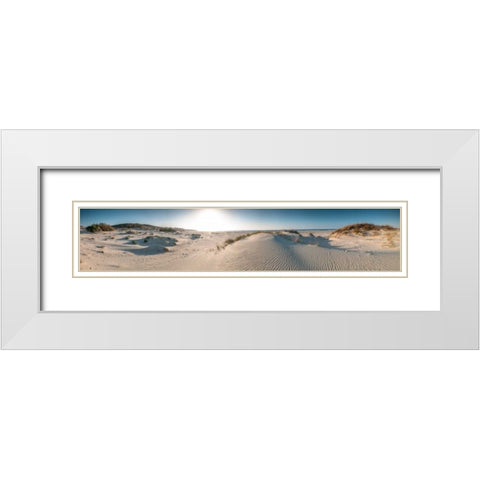 Dead sea, Israel White Modern Wood Framed Art Print with Double Matting by Frank, Assaf