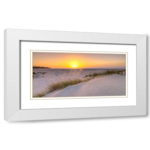 Dead sea, Israel White Modern Wood Framed Art Print with Double Matting by Frank, Assaf