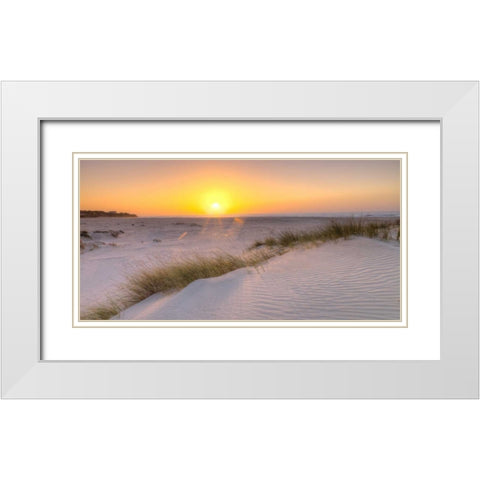 Dead sea, Israel White Modern Wood Framed Art Print with Double Matting by Frank, Assaf