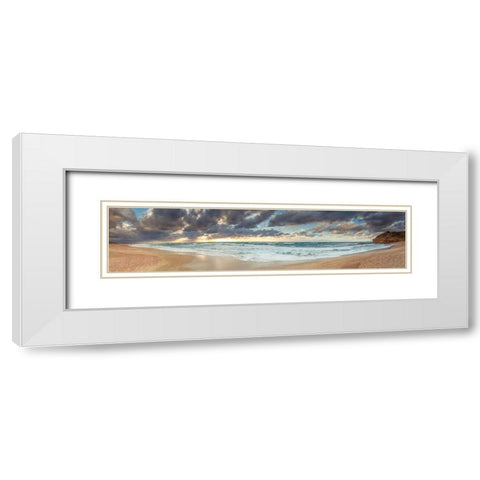 Dead sea, Israel White Modern Wood Framed Art Print with Double Matting by Frank, Assaf