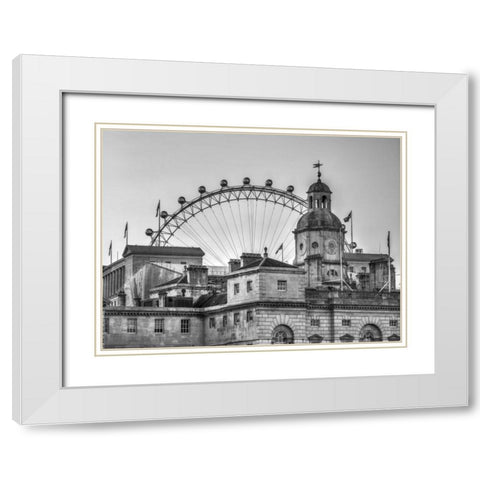 The Household Cavalry Museum, London, UK White Modern Wood Framed Art Print with Double Matting by Frank, Assaf