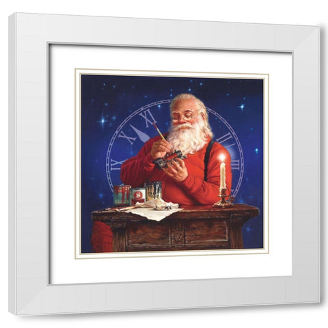 Finishing Touches White Modern Wood Framed Art Print with Double Matting by Missman, Mark