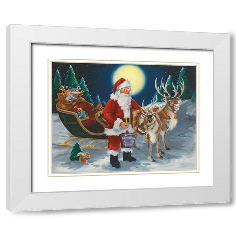 Almost Ready White Modern Wood Framed Art Print with Double Matting by Comish, Susan