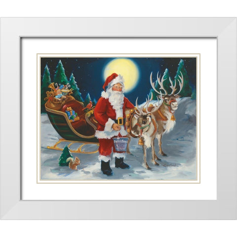 Almost Ready White Modern Wood Framed Art Print with Double Matting by Comish, Susan