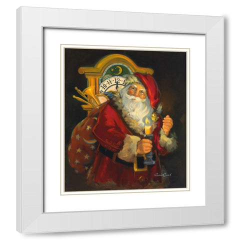 Not A Creature White Modern Wood Framed Art Print with Double Matting by Comish, Susan
