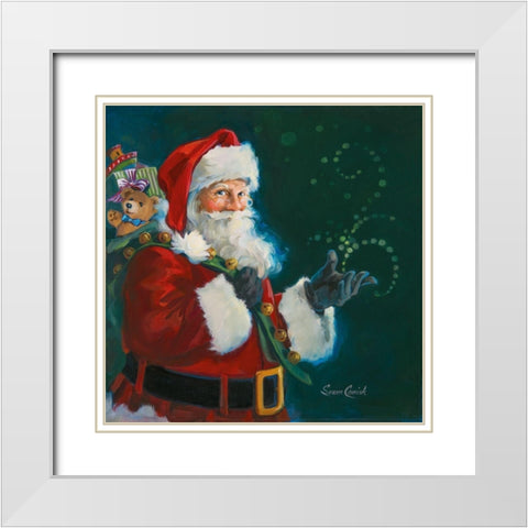 Believe In Magic White Modern Wood Framed Art Print with Double Matting by Comish, Susan