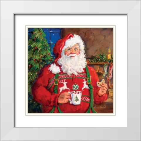 CocoaForSanta White Modern Wood Framed Art Print with Double Matting by Comish, Susan