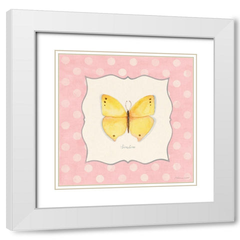 Sunshine White Modern Wood Framed Art Print with Double Matting by Marrott, Stephanie