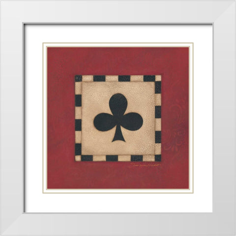 Club White Modern Wood Framed Art Print with Double Matting by Marrott, Stephanie