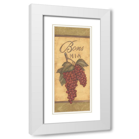 Bon Amis White Modern Wood Framed Art Print with Double Matting by Marrott, Stephanie